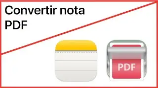 ¿Cómo convertir una nota a PDF en el iPhone? 📒📲