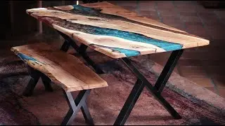 ASMR Dining Table & Bench Combo | Refined Nature of Santa Fe
