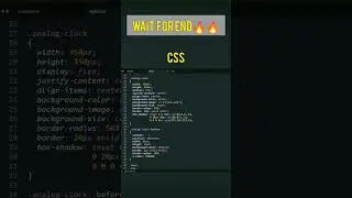 Creating an Analog Clock Using HTML | CSS | JAVASCRIPT Tutorial 