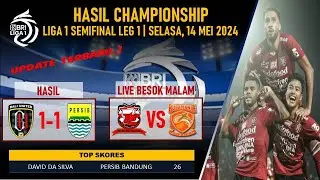 Hasil Championship Liga 1 Tadi Malam ~ BALI UNITED VS PERSIB BANDUNG ~ BRI Liga 1 Indonesia