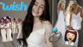 TRYING $11 WISH WEDDING DRESSES