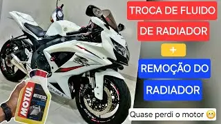 Como remover radiador da Srad 750 e trocar Fluido