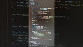 تسجيل الشاشة جافاسكربت | Screen Recording Javascript #اتعلم_برمجة #برمجة #webdevelopment