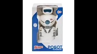 Игрушка BIGGA робот на колесах, со световыми и звуковыми эффектами / Робот на колесах / Робот