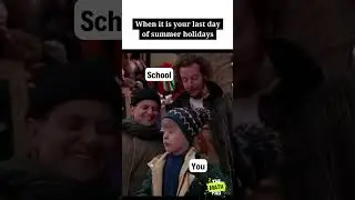 How many of you still have some holidays left? 😃 #shorts #school #backtoschool #homealone #memes