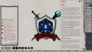 FGU Character Creation | 5e | Fighter Class - Class Description (Part 1) | Fantasy Grounds Unity
