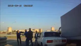 Разборки на дороге