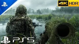 Camouflage Sniping (PS5) Immersive REALISTIC Graphics Gameplay [4K60FPS] Call of Duty