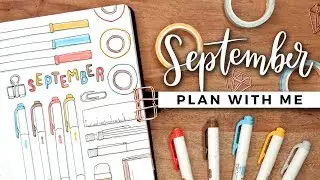 PLAN WITH ME | September 2019 Bullet Journal Setup
