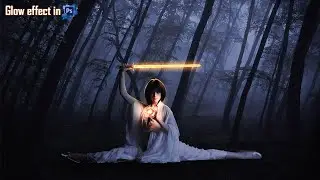 Glow effect in photoshop | glow effect video editing tutorial | visual effect in photoshop