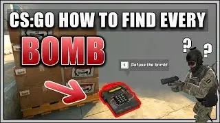 ▶[CS:GO] How to find EVERY BOMB in SMOKES on BOMBSPOT & Ninja Defuse [ENG] 💣
