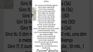 Nuvola amigurumi uncinetto crochet 