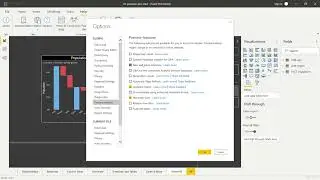 Power BI - Using Preview Features