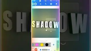 How to Create Shadow Text effect in Pixellab