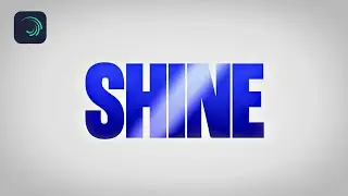 Shine effect in alight motion.