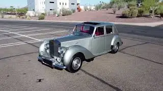 Startup Video  - 1952 Rolls Royce Silver Dawn  8k Original Miles!