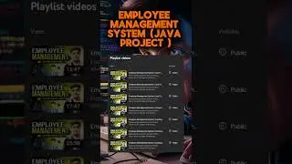 Employee Management System Java Project #shorts #coding  #javaprogramming