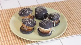 Hamburguesa de salmón