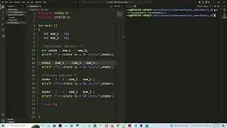 Relational and Ternary operators in C
