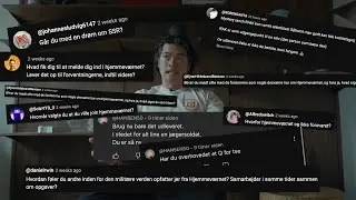 Reagerer på Negative kommentarer og svarer på HJV Spørgsmål.