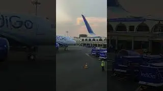 Indigo Flight ✈️ @ Patna Airport 