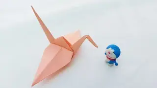 How to make paper crane, how to make paper animal, #origami #craft #howtomake #easyorigami #diy
