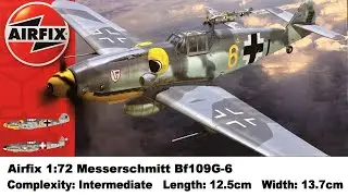 Airfix 1:72 Messerschmitt Bf109G-6 Kit Review