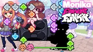 Friday Night Funkin Mod Monika (DDLC) + Playable Senpai