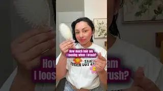 HOW MUCH HAIR I’M LOSING #hairgrowthjourney #hairthinning #hairloss