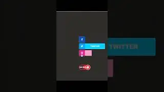 Social media Icon Animation Html and Css |   