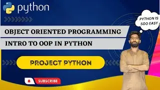 Intro to object oriented programming with python | Python object oriented programming for beginners