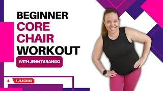 At Home Workout | 15- Minute Beginner Core Chair Workout
