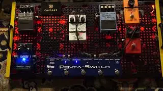 Coloquei fita de LED no meu Pedalboard