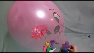 PUMP TO POP CAT FACE PRINTED BALLOONS!