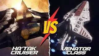 Ha'Tak Cruiser (Stargate) VS Venator Class Star Destroyer (Star Wars) : Size Comparison