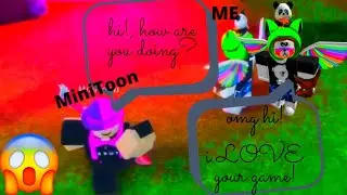 I Met MiniToon, the creator of Piggy, in a GAME!