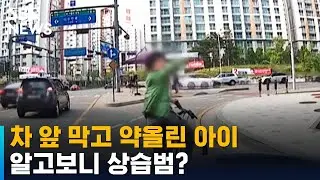차 앞 막고는 