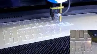 Laser Cutter in Action