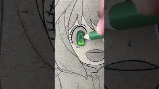 Drawing character anime Anya spy - song in blokir 🥲