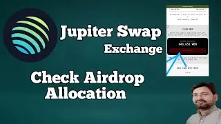 Jupiter Exchange Check Airdrop Allocation !!
