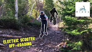 Pushing My Electric Scooter to Its Off-Road Limits! (Feat. Mountain Biking Dad)
