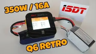 POWERFUL New Pocket Size 350W/16A Lipo Charger | ISDT Q6 Retro