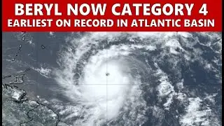🔴 LIVE: CAT 4 HURRICANE BERYL / SEVERE WEATHER COVERAGE (6/30/24)