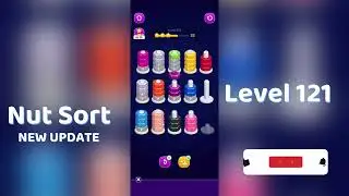 🧩 Nut Sort Level 121 Walkthrough | Step-by-Step Guide 🎮 | Mini Boss