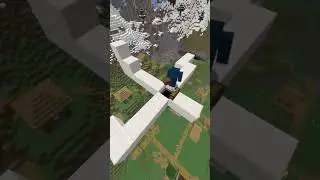 Bridging To a Clue in The Sky #minecraft #minecrafthumor #minecraftchallenge #minecraftjokes #memes