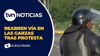 Road reopens in Las Garzas after protest