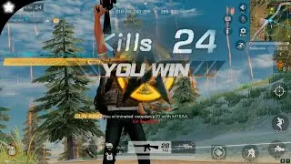 Knives out 24 kills record mobile pc gameplay 60fps