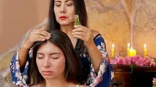 Nelly's ASMR massage & henna art with soft relaxing sounds to help you sleep