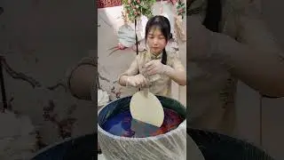 How to make Chinese hand-painted fans #painting #art #diy #Chinese culture #artist