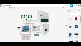 Smart cold storage tinkercad simulation
